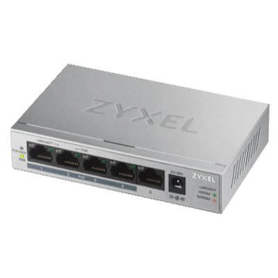 Přepínač Zyxel GS1005HP-EU0101F 5x 1Gb 60 W PoE